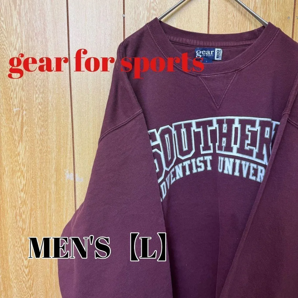TQ111【US輸入】gear for sports スウェット【L】レッド系
