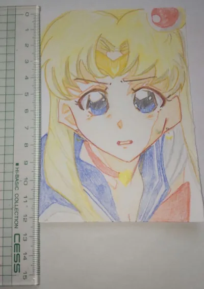 手描きイラスト セーラームーン