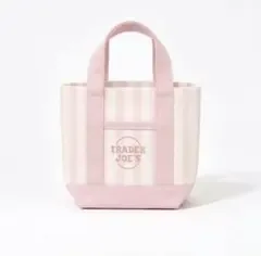 新品 TRADER JOE'S ストライプ ミニ キャンバス トートバッグ