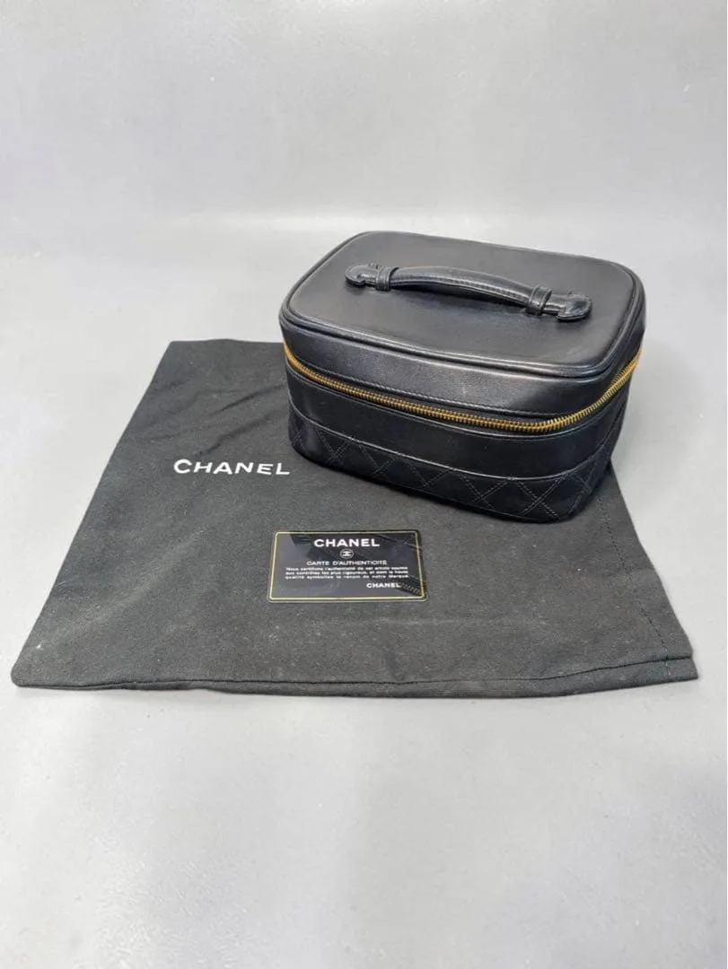 CHANEL シャネル ビコローレ バニティバッグ A01618 ラムスキン