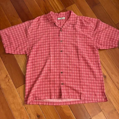 Tommy Bahama 半袖シャツ チェック柄