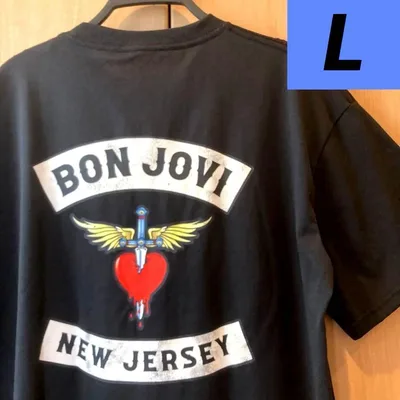 BON JOVI ボン・ジョヴィ バックプリント Tシャツ L
