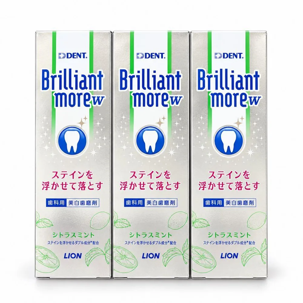 DENT. Brilliant more W シトラスミント 3本セット