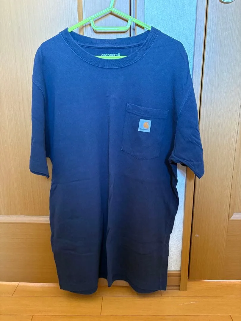 Carhartt メンズ ネイビー ポケットTシャツ