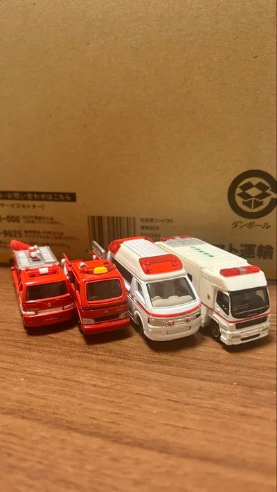トミカ 消防車&救急車 4台セット
