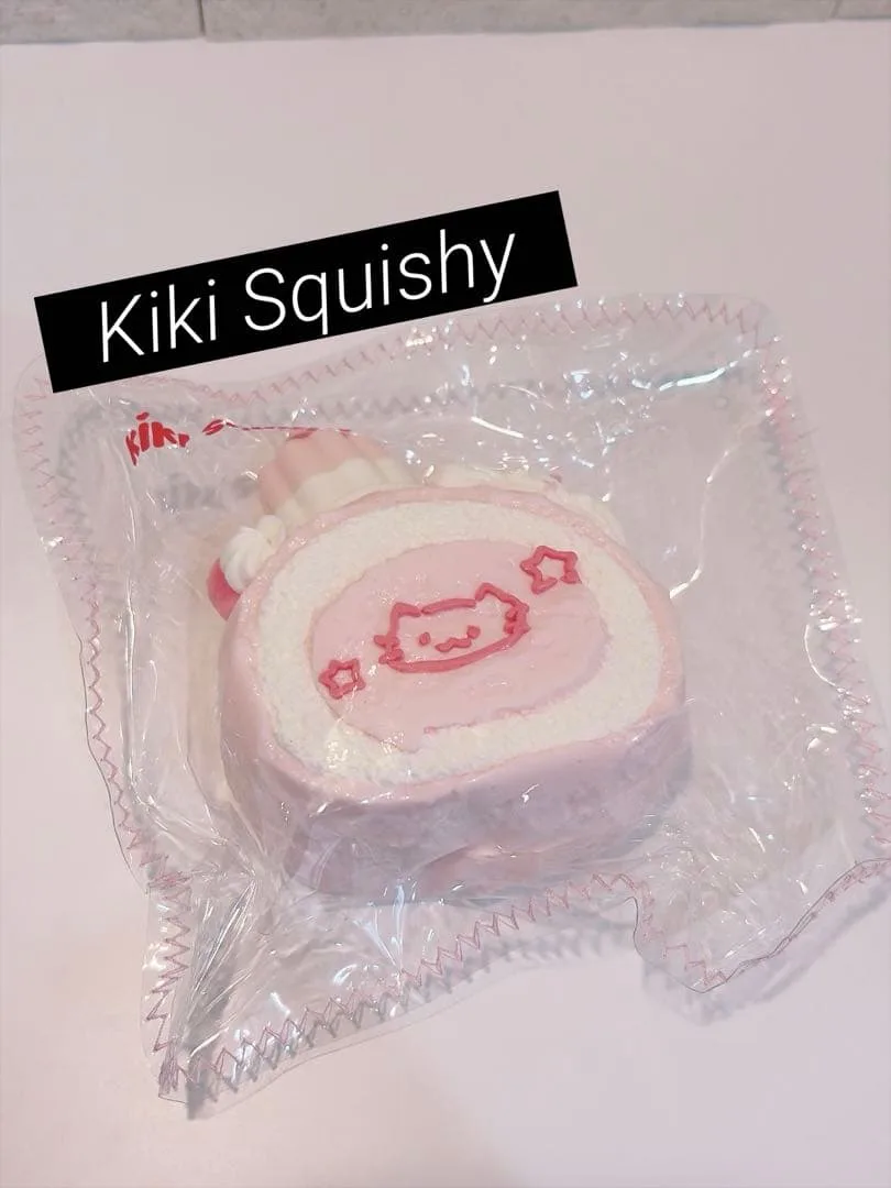 kikisquishy ネコ ロールケーキ スクイーズ