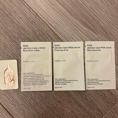 Abib サンプルセット クリーム セラム トナー