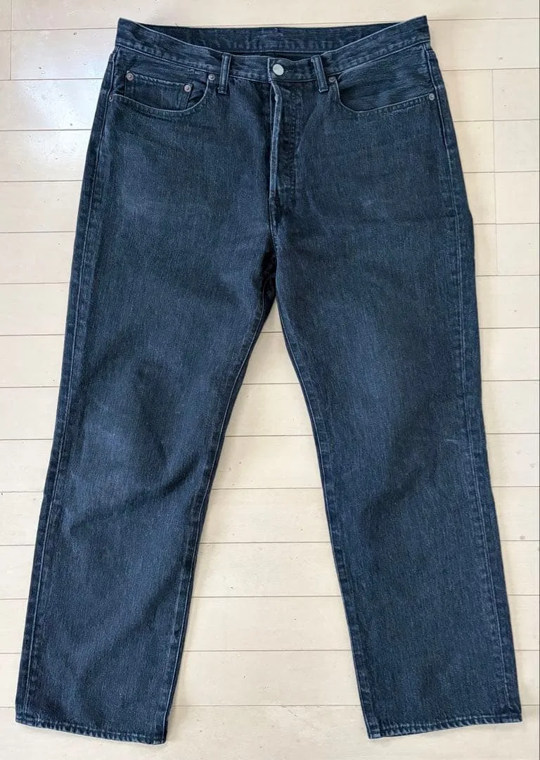 UNUSED ブラックデニムパンツ サイズ4