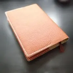 ブックカバー 本革 レザー 文庫本サイズ ハンドメイド