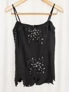 AD2002 JUNYA WATANABE シルク刺繍キャミソール