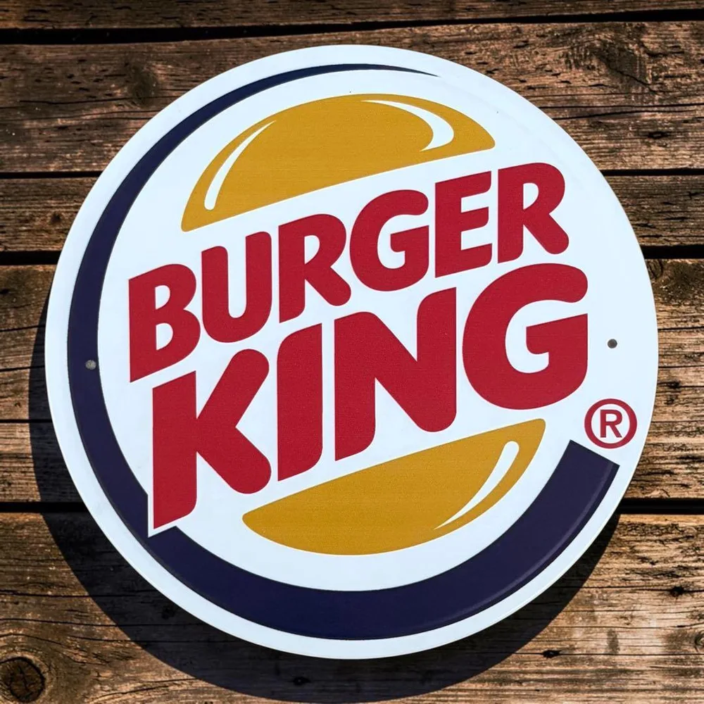 バーガーキング ブリキ看板 アメリカン雑貨 USA ヴィンテージ
