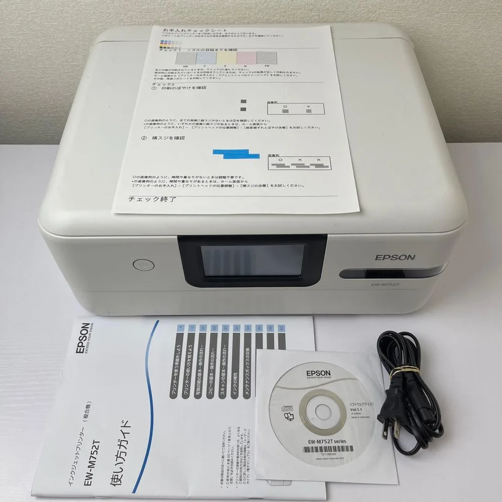 ジャンク EPSON インクジェットプリンター EW-M752T 本体