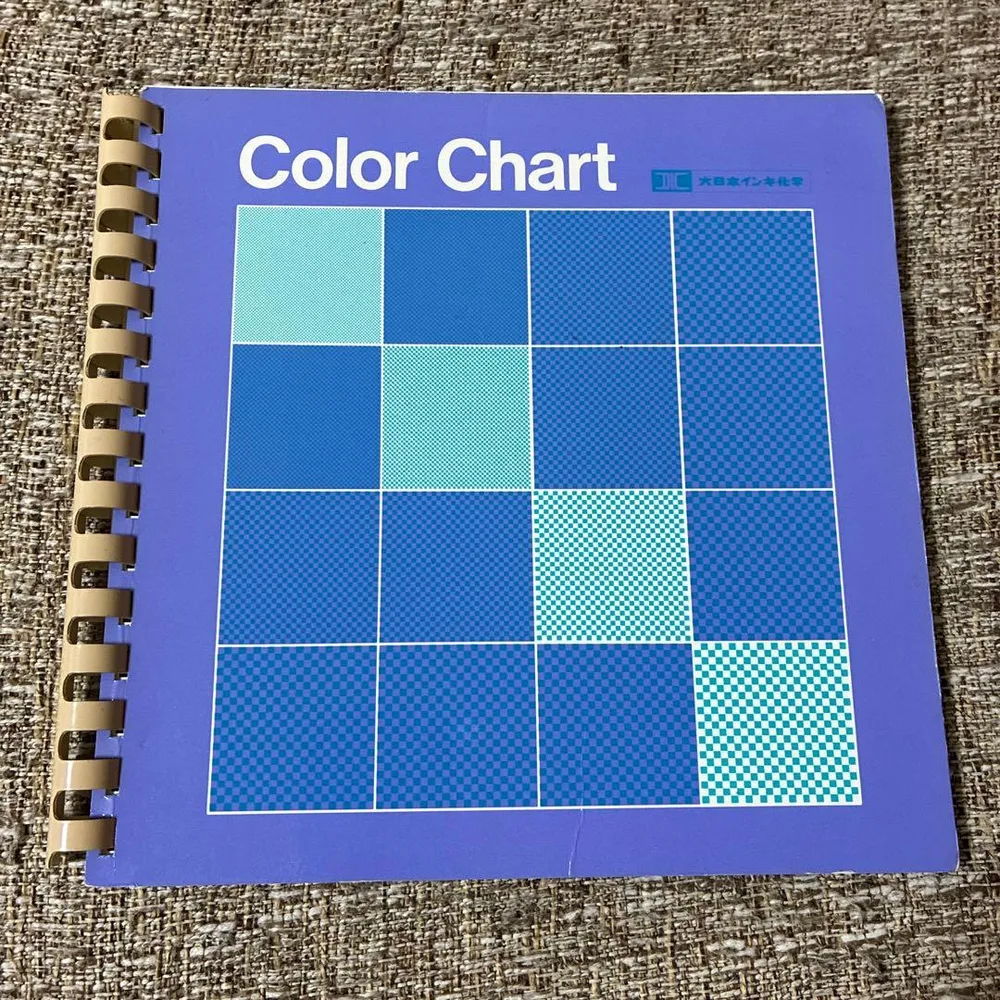 【匿名配送】「Color Chart 」大日本インキ カラーチャート