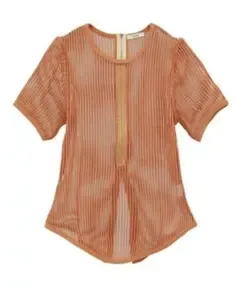 【CLANE】VINTAGE MESH BACK SLIT TOPS