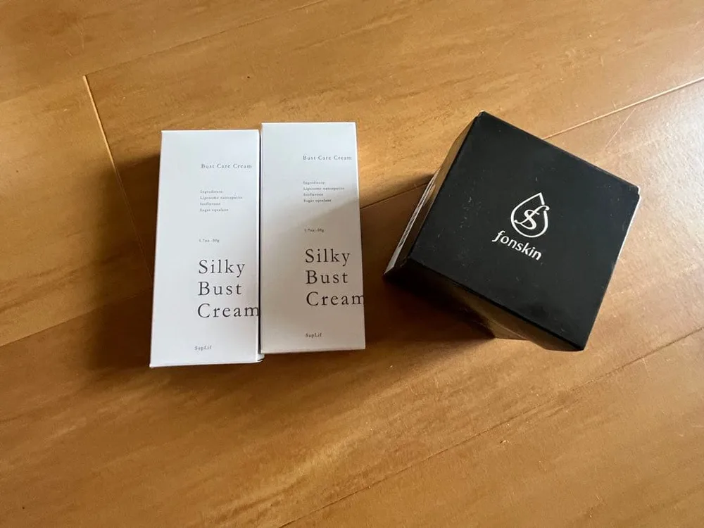 fonskin Silky Bust Cream 2本セット バストケア