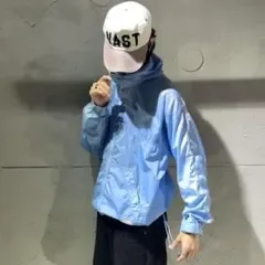90s L.L.Bean ナイロンジャケット テック ターコイズブルー