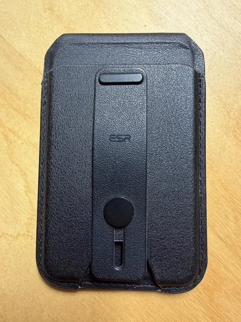 ESR MagSafe対応 カードケース スタンド機能付き ブラック