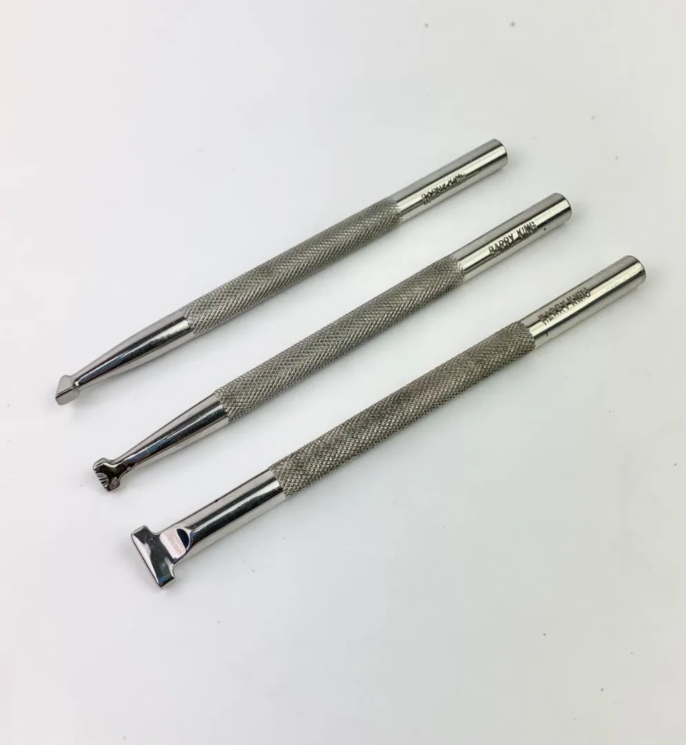 Barry King バリーキング レザークラフト用 刻印 3本セット ①