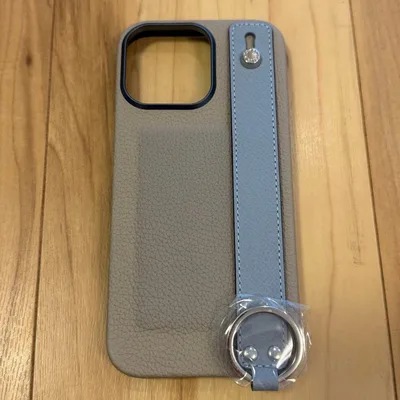 BONAVENTURA iPhone16 ProMax グレージュxブルーリン