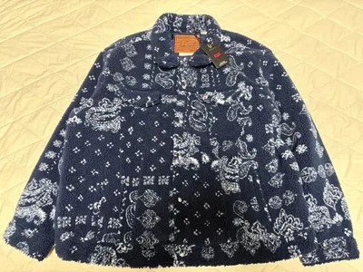 Levi's RELAXED TRUCKER JACKET ペイズリー柄 XL