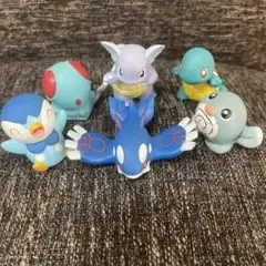 ポケモン 指人形 6体セット みずタイプ その2