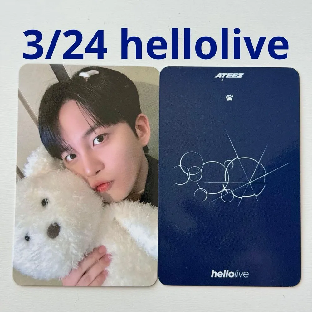 ATEEZ hellolive ジョンホ ヨントン 対面 サイン会 特典 トレカ