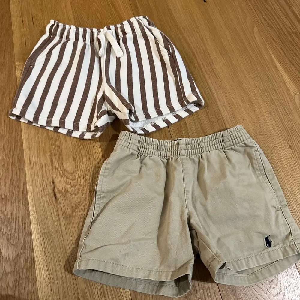 Ralph Lauren & zaraストライプ ショートパンツ 2点セット
