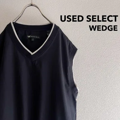 古着 “WEDGE” V-Neck Shell Vest