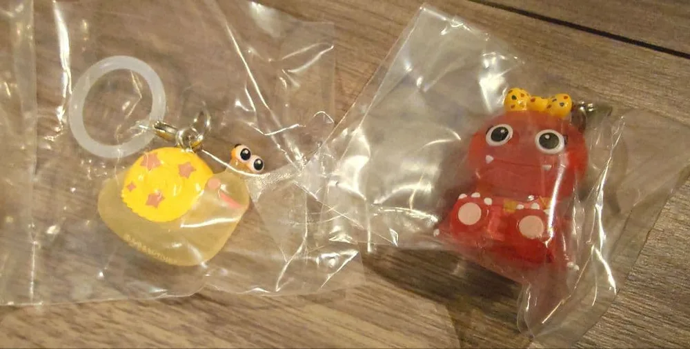 【新品・未使用】ざわざわ森のがんこちゃん めじるしアクセサリー 2種セット