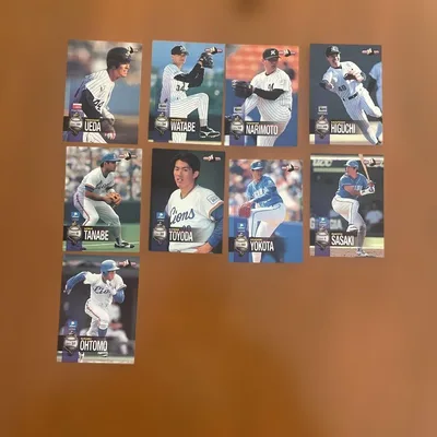 BBM 1998 プロ野球 トレーディングカード 9枚セット ロッテ 日ハム西武