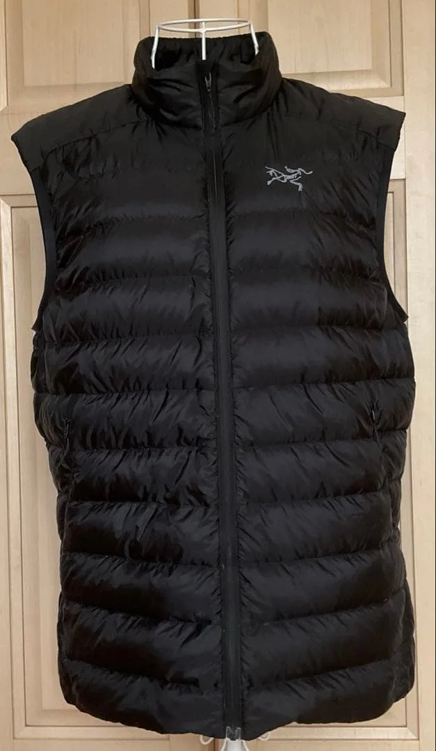 ARC'TERYX アークテリクス ダウンベスト ブラック メンズM ポーチ付
