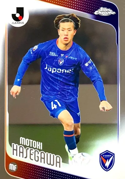 長谷川元希 V・ファーレン長崎 ベースカード Topps Chrome Jリーグ