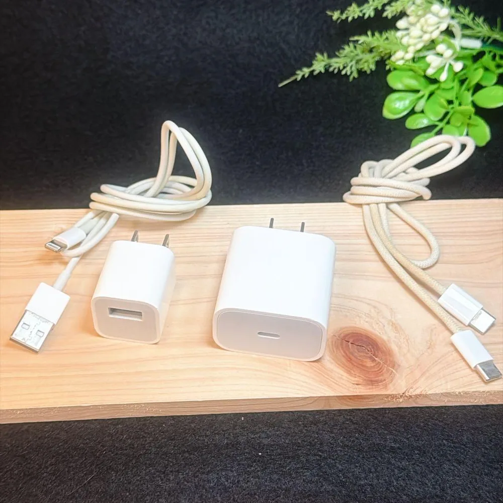 Apple純正 充電器 5W 20W 充電ケーブル 2本セット