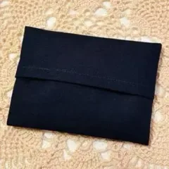 ハンドメイド ポケットティッシュケース シンプル 無地 ネイビー