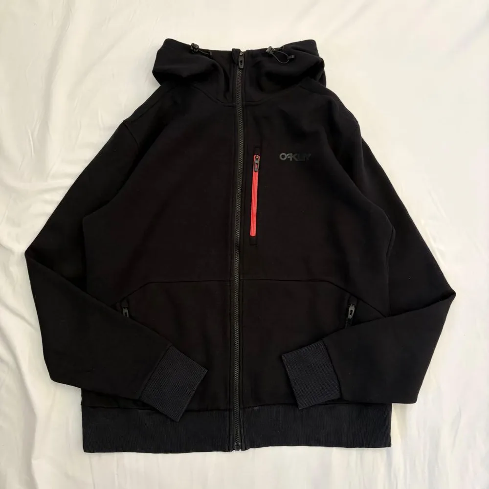 Oakley オークリー フーディ パーカー ブラック テック 古着 美品