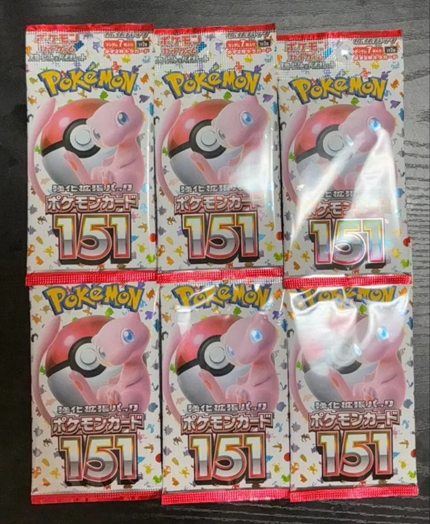 ポケモンカードゲーム 強化拡張パック 151 6パック ※未サーチ