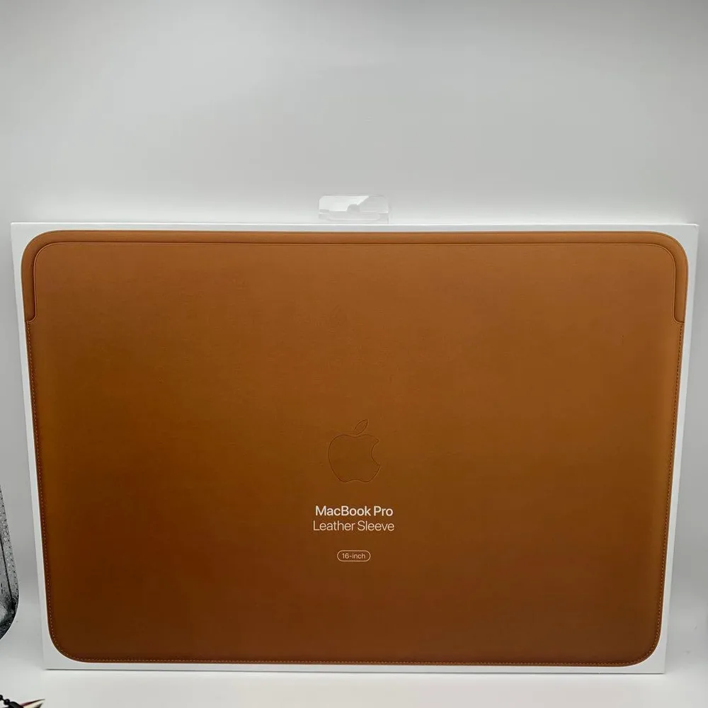 Apple MacBook Pro 16インチ レザースリーブ サドルブラウン