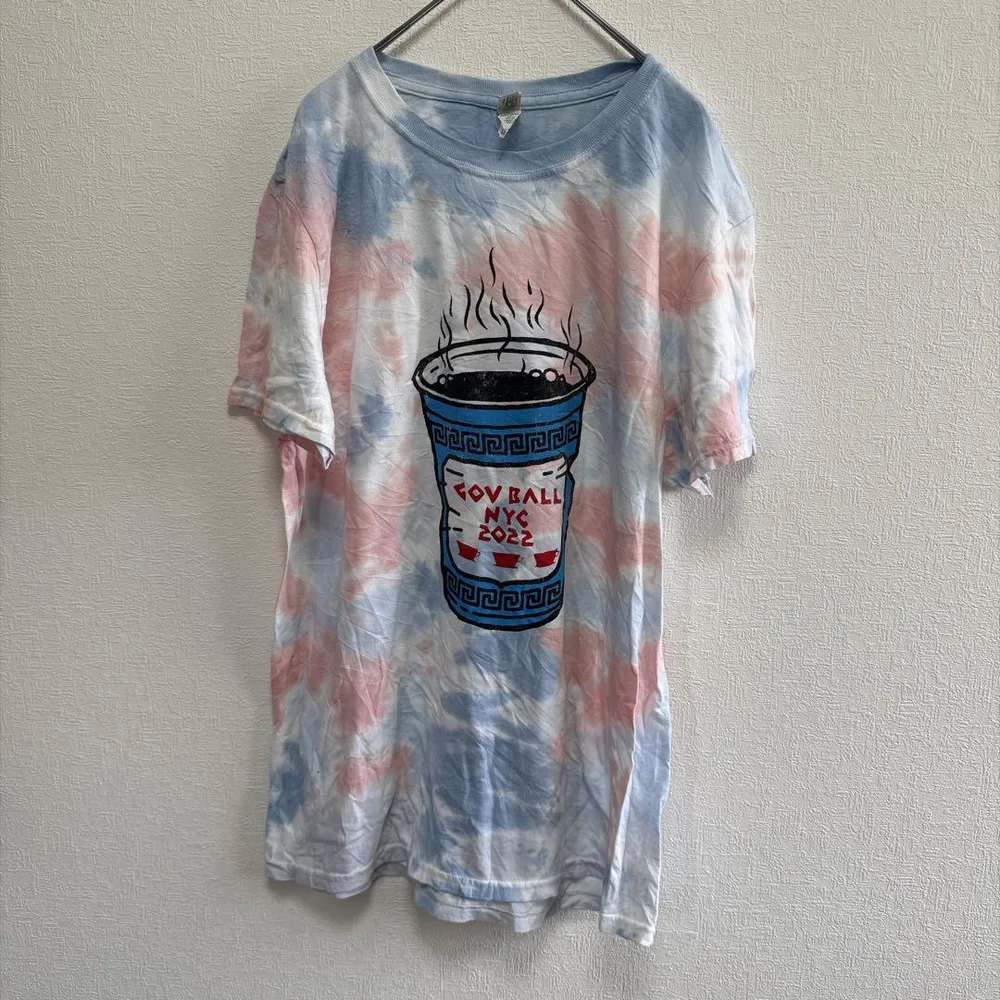 ジャージーズ Tシャツ クルーネック 半袖 タイダイ M 混合色 コットン