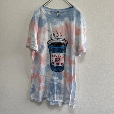 ジャージーズ Tシャツ クルーネック 半袖 タイダイ M 混合色 コットン