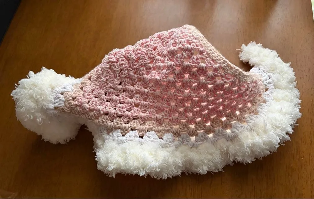 ハンドメイド 手編み バブーシカ