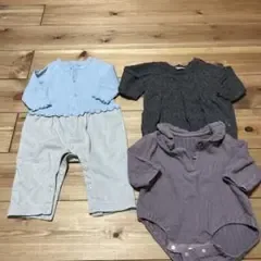 ベビー服 ロンパース 3枚セット 70