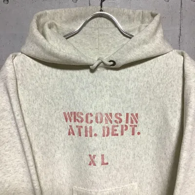 Champion スウェットパーカー リバースウィーブ ステンシル 青タグ XL