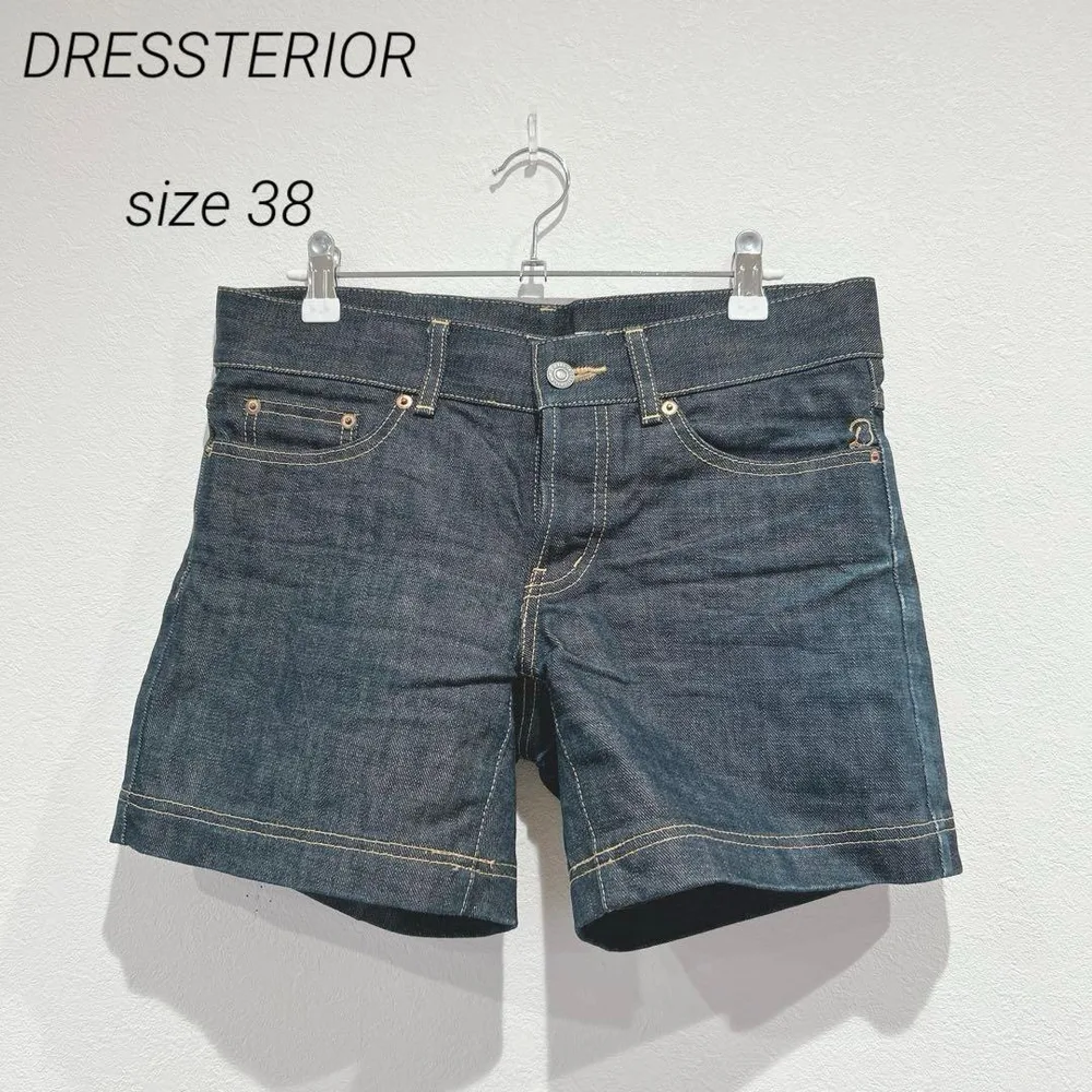 ドレステリア DRESSTERIOR デニム ショートパンツ インディゴブルー