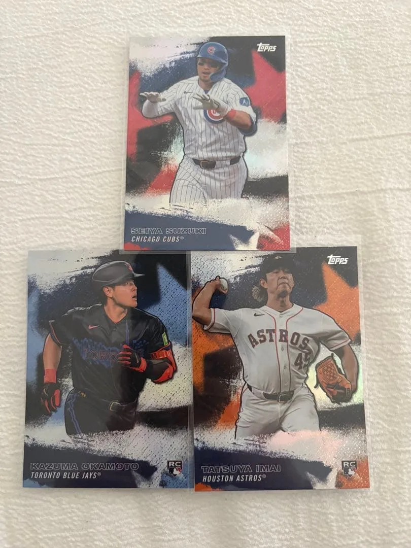 Topps Stars of MLB 鈴木誠也 岡本和真 今井達也 3枚セット