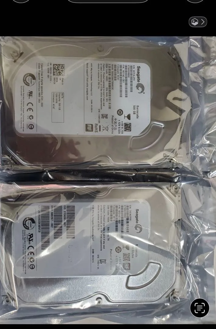 Seagate 500GB HDD 2台セットST500DM002