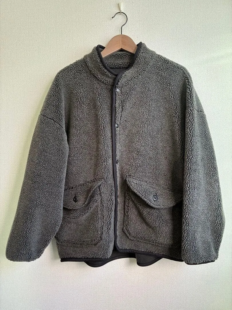 21AW TENDERLOIN ボアジャケット フリース グレー M