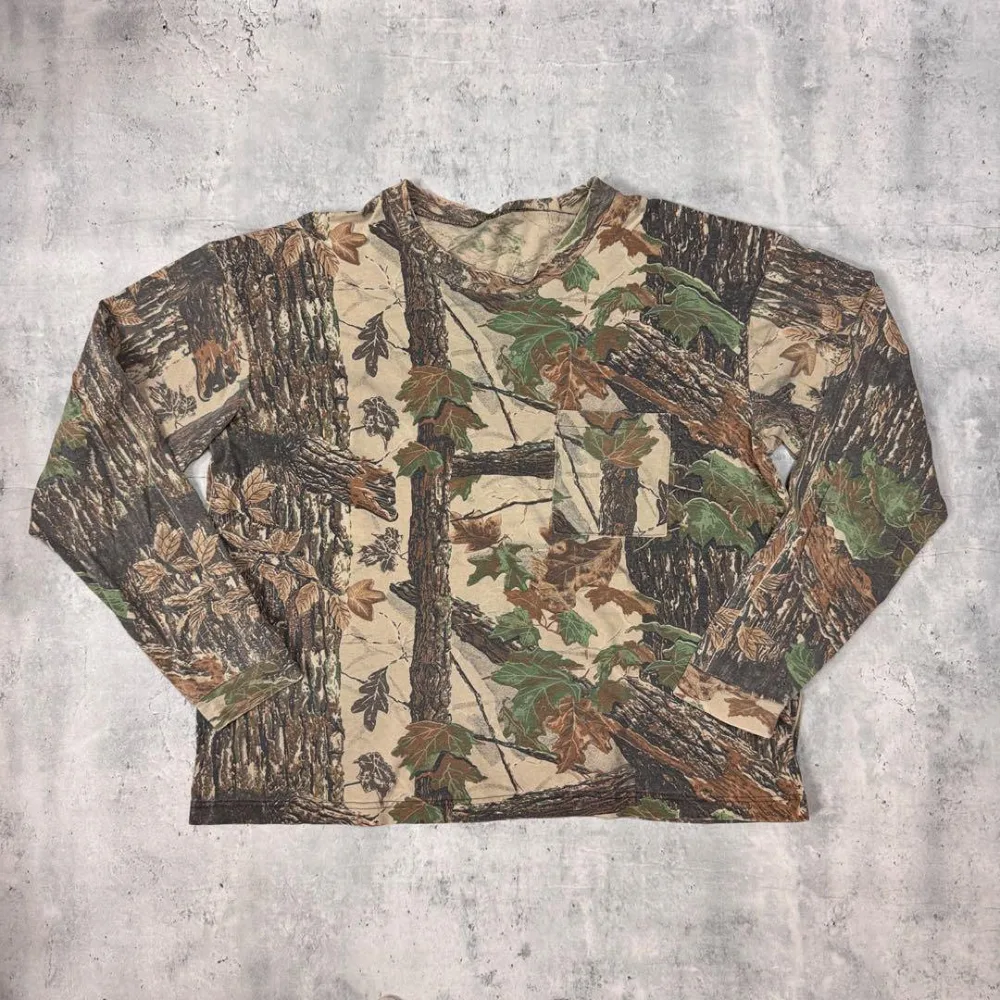 90s realtree 迷彩 ロンT リアルツリー カモフラ