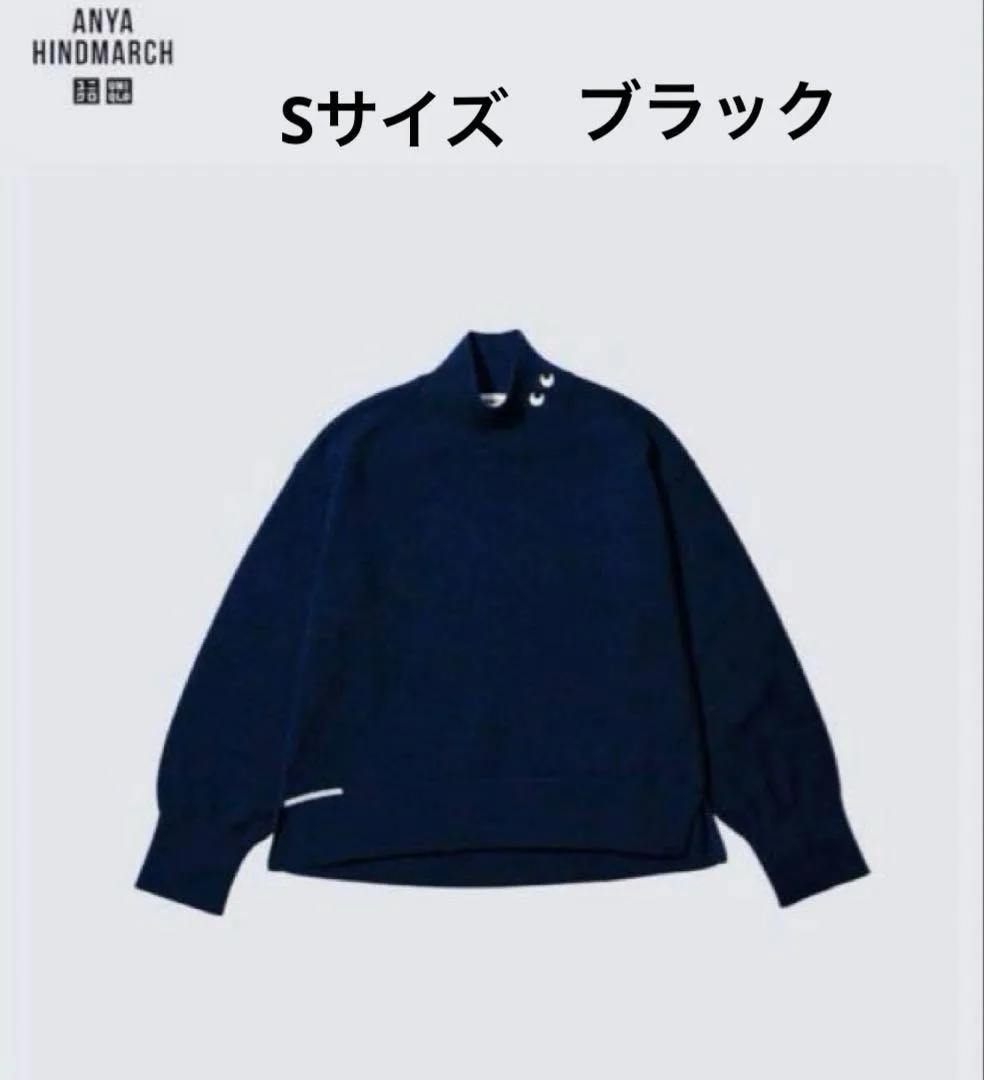 UNIQLO × ANYA HINDMARCH ハイネックセーター カシミヤ S