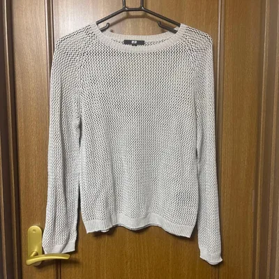 UNIQLO ユニクロ メッシュニット ベージュ M