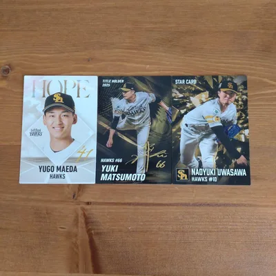 カルビー プロ野球チップスカード 2026 福岡ソフトバンクホークス 3枚セット